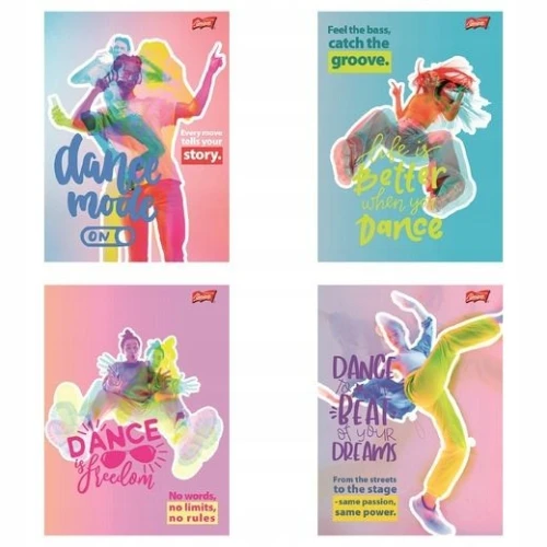 Zeszyt A5 Dance Mode 60k. 70g krata Unipap