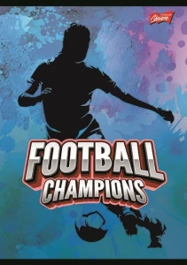 Zeszyt A5 FOOTBALL CHAMPIONS 32k. 70g podwójna linia kolor Unipap