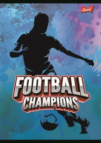 Zeszyt A5 FOOTBALL CHAMPIONS 32k. 70g podwójna linia kolor Unipap