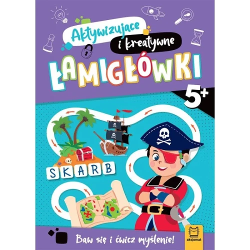 Książka dla dzieci PŁamigłówki aktywizujące i kreatywne Aksjomat