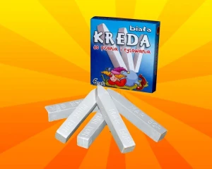 Kreda B2 kolor: biała 6 szt Mar-Bor