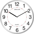 Zegar ścienny Aria metaliczny szary Unilux (400094280)