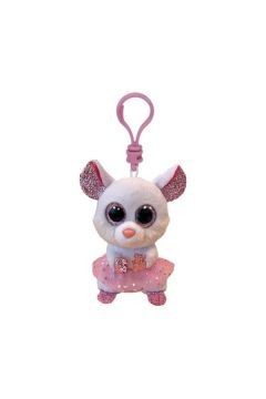 Brelok Beanie Boos Nina - Biała balerina mysz 8,5cm Ty (35246)