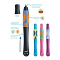Pióro kulkowe na naboje Griffix Neon Black L 821018 wkład niebieski Pelikan (300009717)