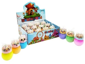 Glut slime miś z kulkami 9cm Bigtoys (BPLA5888)