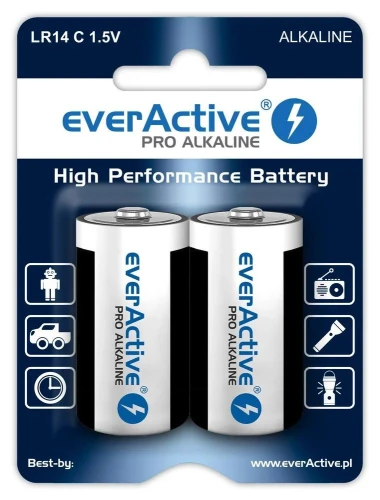 Baterie Pro Alkaline LR14 Everactive