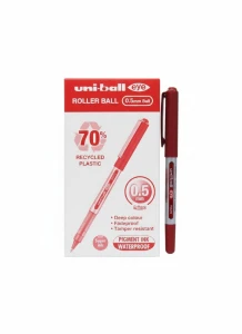 Pióro kulkowe czerwone wkład czerwone Uni (UB-150-10E)