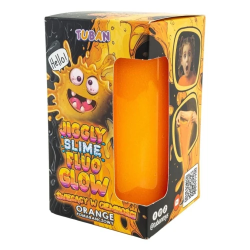 Glut Jiggly Slime Fluo Glow pomarańczowy Tuban