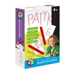 Zabawka kreatywna MONTESSORI -  PATYKI Multigra