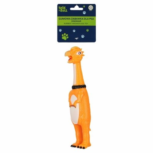 Gadżet gumowy Dinozaur dla psa Trik Roll (560684)