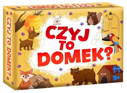 Gra edukacyjna Czyj to domek? Kangur