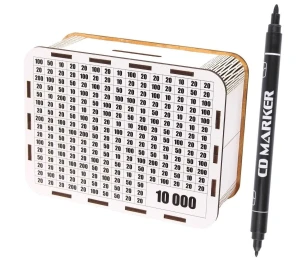 Skarbonka DUZA 10000 marker drewniana Cresco (224029)