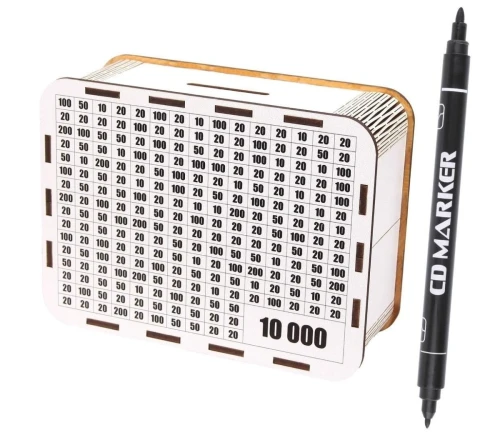 Skarbonka DUZA 10000 marker drewniana Cresco (224029)