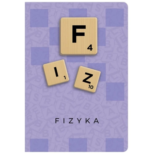 Zeszyt A5 fizyka scrabble 60k. 70g krata Beniamin