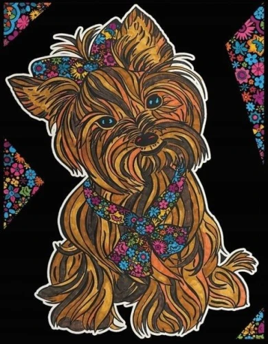 Kolorowanka Yorkshire Terrier (CLV150)