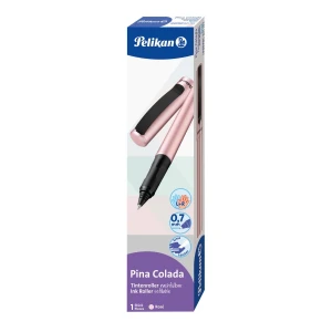 Pióro kulkowe Pina Colada 821193 Różowy metalik wkład niebieski Pelikan (400195794)