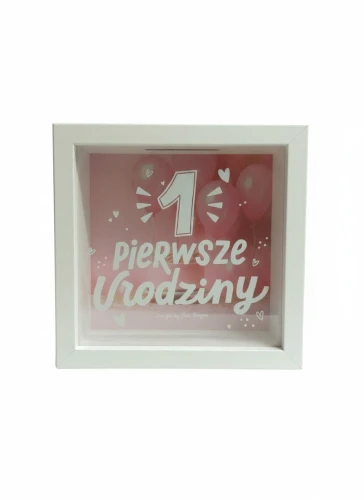 Skarbonka Home-2 2-Roczek dziewczynka drewno Pan Dragon (5901854992037)