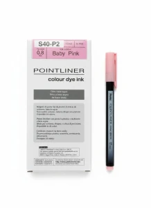 Cienkopis kreślarski POINTLINER BABY PINK 0,4mm 1kol. Pentel (S40-P2)