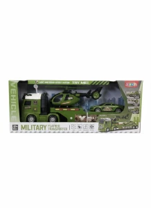 Samochód Zestaw ciężarówka helikopter militarny Lean (29070)
