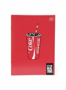 Zeszyt A5 HYBRID COCA COLA 32k. 70g linia kolor Interdruk (ZE60KFG)