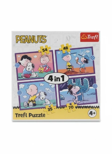 Puzzle Snoopy 4w1 el. Trefl (34691)