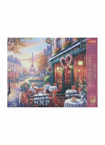 Puzzle Miłość w Paryżu 500 el. Trefl (37621)