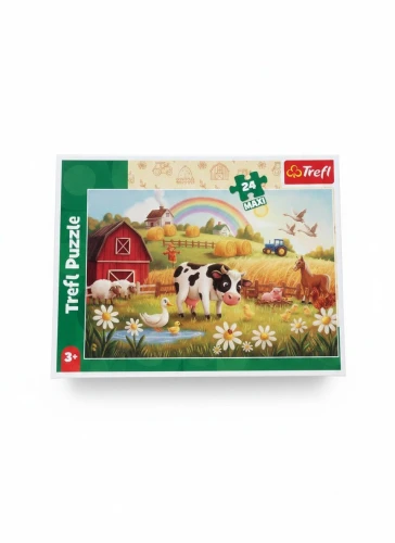 Puzzle Krowa na farmie 24 el. Trefl (14397)