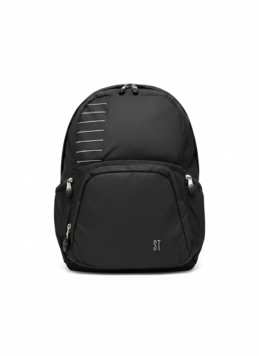 Plecak BLACK MELANGE 2KOMORY St.Right (BP-35)