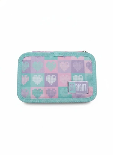 Piórnik Candy Hearts POTRÓJNY St.Right (PC-05)