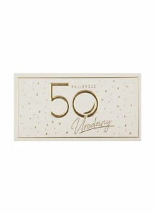 Skarbonka pudełko na banknoty Kukartka (MB-017 Urodziny 50 Elite)