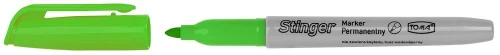 Marker permanentny STINGER wkład zielony 1,5mm okrągła końcówka Toma