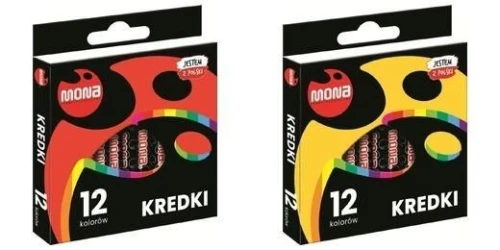 Kredki ołówkowe 12 kol 12 kol. Mona