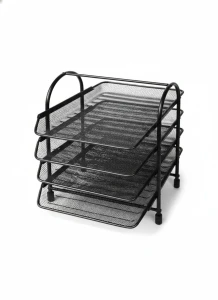 Szuflada na dokumenty czarny metal [mm:] 350x300x 350 Tres (TRES Półka 4A czarna)