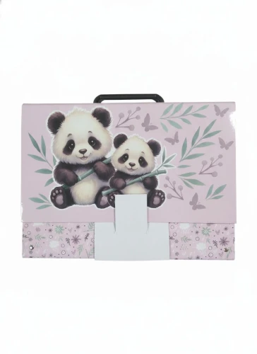 Teczka z szerokim grzbietem na klips Panda A4 różne Derform (TRGPA11)