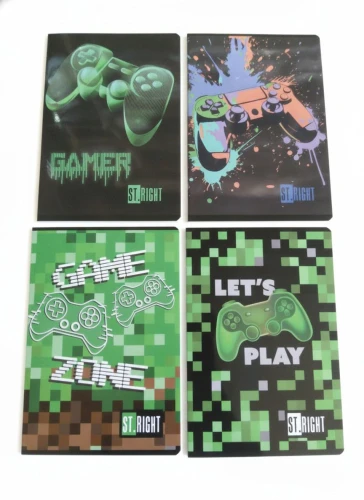 Zeszyt A5 GAME ZONE 32k. 70g krata Unipap