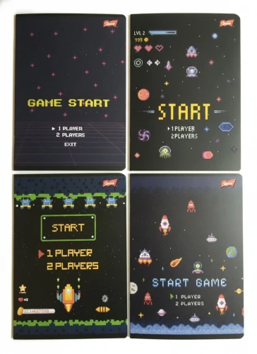Zeszyt A5 PIXEL UNIVERSE 16k. 70g podwójna linia kolor Unipap