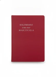 Kalendarz książkowy (terminarz) TDW nauczyciela A5 Antra (bordowy)