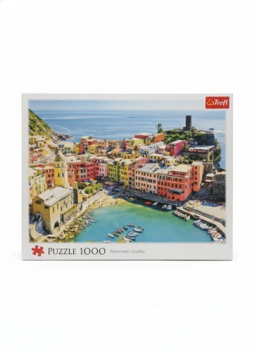 Puzzle Malownicze miasteczko Vernazza, Liguria, Włochy 1000 el. Trefl (10988)