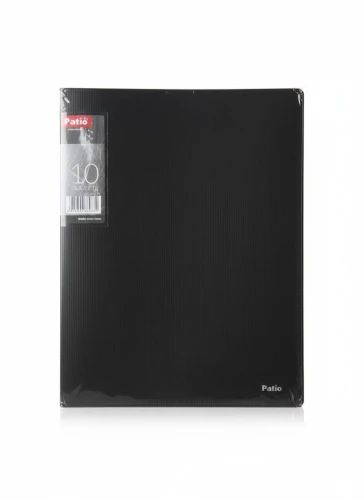 Teczka ofertowa A4 kolor: czarny 10 kieszeni Patio (PAT1131/N/01)