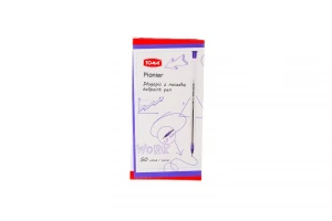 Długopis standardowy z nasadką wkład niebieski 1,0mm Toma (TO - 023 1 2)