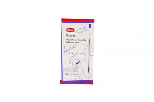 Długopis standard z nasadką wkład czarny 1,0mm Toma (TO - 023 3 2)