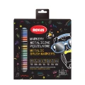 Marker specjalistyczny metaliczne wkład mix pędzelek końcówka Rexus (63339)