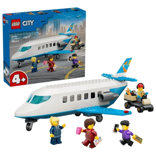 Klocki konstrukcyjne City Samolot pasażerski Lego (60492)