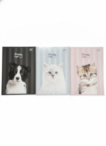 Zeszyt A4 PUPPY SIGN 32k. 70g krata Interdruk (ZEA432K#PS)