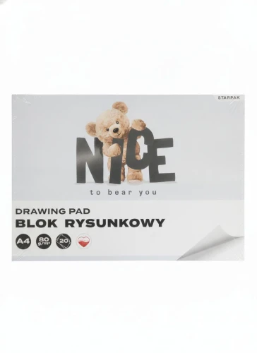 Blok rysunkowy A4 biały 80g 20k Starpak (588811)