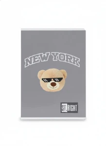 Zeszyt A5 NYC MOOD 32k. 70g linia podwójna kolorowa Unipap