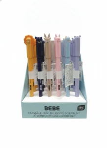 Długopis wymazywalny BEBE Friends wkład niebieski 0,5mm Interdruk (ścieralny)