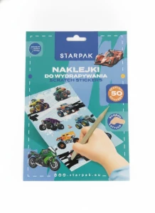 Naklejka (nalepka) Pojazdy Naklejka do wydrapywania Starpak (583961)