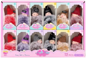 Brelok lalka pompon mix Mega Creative (589658)
