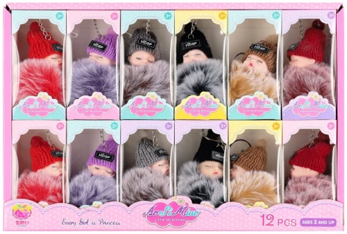 Brelok lalka pompon mix Mega Creative (589658)